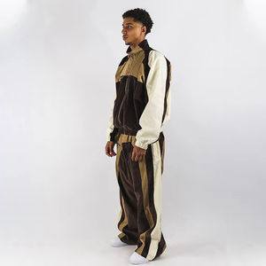 Conjunto de pantalones de chándal de algodón 100% de gran tamaño para hombre, diseño personalizado, ropa de calle de peso pesado de 500GSM, estampado para invierno - Product Image 2