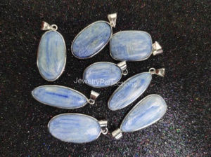 จี้ไคยาไนต์ชุบเงินแฟชั่นทันสมัยจำนวนมากจี้สร้อยคอพร้อมจี้เครื่องราง - Product Image 2