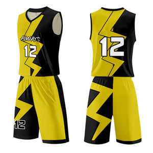 Ensemble uniforme de basket-ball personnalisé confortable et respirant short en jersey imprimé pour l'entraînement des sports d'équipe et la ligue scolaire - Product Image 5
