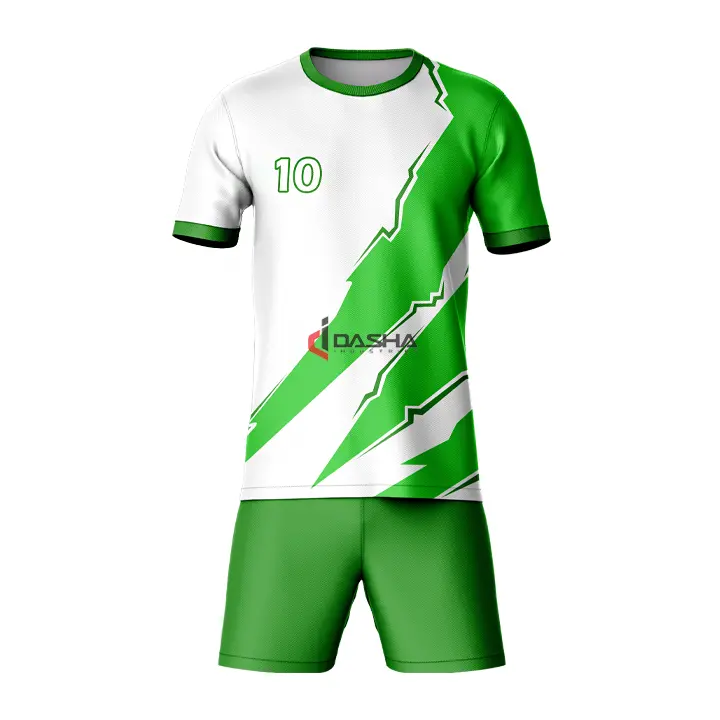 Conjunto de uniformes de fútbol de secado rápido con logotipo personalizado, ropa deportiva de fútbol, camiseta de fútbol de alta calidad al por mayor 2024