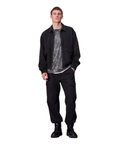 Chemise décontractée de qualité supérieure pour homme, chemise à manches longues en coton, veste, style utilitaire, haut avec grandes poches pour la mode quotidienne - Product Image 4