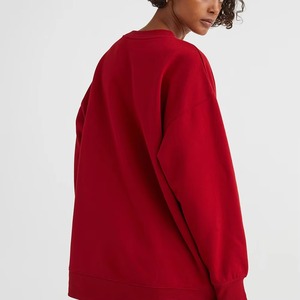 Sweat-shirt en molleton de coton épais pour femmes Sweat-shirt à col en O Pull-over décontracté Imprimé personnalisé Sweat-shirt pour femmes - Product Image 4