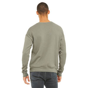 Bella Canvas High Quality Unisex Sponge Fleece Sweatshirt Drop Shoulder with Custom Letter Embroidery Printing Blank SWEATSHIRTS - Product Image 3