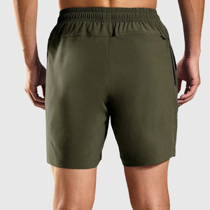 Shorts de sport décontractés pour hommes de haute qualité, respirants, séchage rapide, 100 % coton, taille mi-haute avec cordon de serrage - Product Image 5