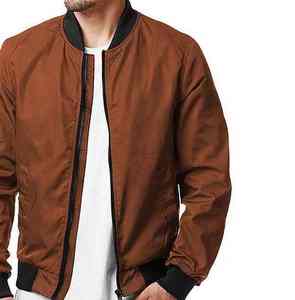 Chaqueta universitaria de béisbol bordada 2025 con logotipo personalizado de moda de gran tamaño para hombres con cuello levantado personalizado - Product Image 6