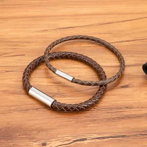 MenneM Bracciali Geometrici Placcati Oro per Uomo, 4-6mm, Stile Estetico Classico e di Tendenza - Regalo - Product Image 5