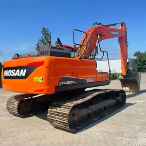 รถขุด Doosan DX225LC ปี 2008 สีส้ม เครื่องจักรกลหนักสำหรับงานก่อสร้าง ใช้งานได้ 0-2000 ชั่วโมง - Product Image 1