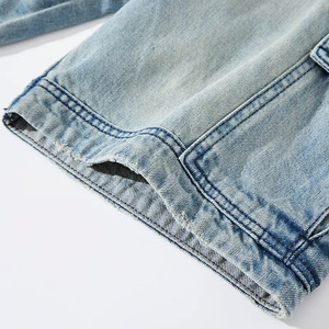 Pantalones cortos de bolsillo de carga informales de lona sólida de algodón 100% de alta calidad tela suave transpirable logotipo personalizado tarifa al por mayor disponible - Product Image 4