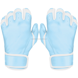 Guantes de bateo de béisbol de cuero con puño corto de entrenamiento profesional Deportes durados-OEM personalizado al por mayor - Product Image 6