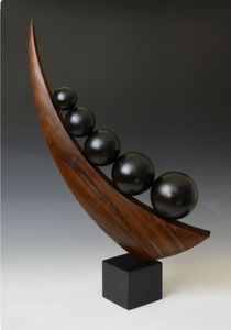 ประติมากรรมไม้ที่มีการตกแต่งโต๊ะและโต๊ะในบ้านและร้านอาหาร - Product Image 2