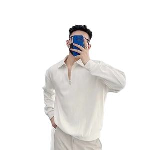 Pull à capuche grande taille de haute qualité Streetwear en coton polyester uni pour hommes avec logo personnalisé Hiver essentiel - Product Image 1