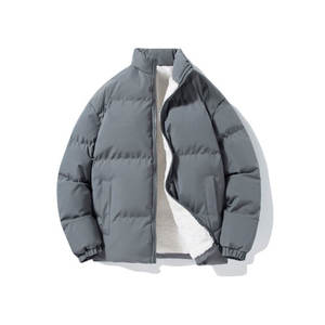 New Design Fashion Custom <b>Puffer</b> <b>Jacket</b> <b>Men</b> Quilted Stand Collar Breathable <b>Hood</b> White HI 2026 - Product Image 1