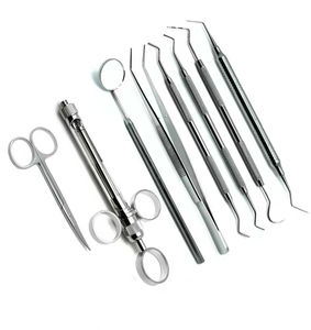 Mejor oferta Juego de examen dental Juego dental Kit de examen dental básico Juego de instrumentos de diagnóstico básico dental Aprobado por CE ISO - Product Image 3