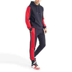 Conjunto Deportivo Informal de Dos Piezas con Capucha y Pantalones Jogger de Felpa Francesa con Cintura Elástica y Logotipo Personalizado al por Mayor - Product Image 1
