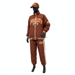 Chándal Deportivo para Mujer Hecho en Pakistán, Corte Holgado, Cortavientos, Estilo Corto, Color Sólido, Servicio OEM, Talla Grande - Product Image 6