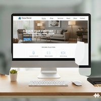 Decoración de interiores profesional Diseño de sitios web de comercio electrónico Agencia Web asequible Creación de plataformas elegantes y fáciles de usar