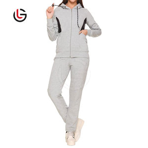 Nueva llegada de las mujeres chándal de enclavamiento de algodón poliéster polar ropa de calle diseño más vendido Jogging Wear mujeres chándal - Product Image 5
