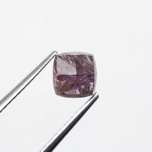 יהלום נדיר 1.03 קראט, סגול-ורוד טבעי, חיתוך כרית משופר, יהלום רופף, טבעת אירוסין בהתאמה אישית - Product Image 5