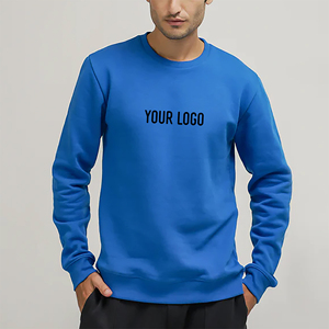 Custom made 100% Cotton Heavyweight <b>Pullover</b> Sweatshirt <b>for</b> <b>Men</b> High Quality custom Embroidered logo Hoodies & Sweatshirts - Product Image 4