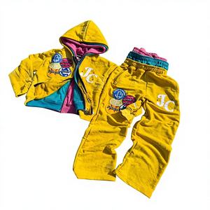 Ensemble de survêtement décontracté en polaire pour homme - Sweat à capuche oversize à double taille et pantalon de survêtement respirant à séchage rapide, grandes tailles - Product Image 3