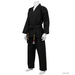 ชุดฝึกศิลปะการต่อสู้ผ้าโพลีเอสเตอร์ผสมฝ้ายสำหรับผู้ใหญ่ ระบายอากาศได้ดี ทนทาน ขายส่งจากโรงงานผู้ผลิตและส่งออก - Product Image 2