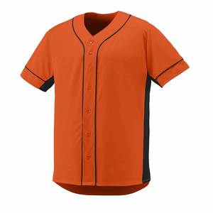Sublimación Reglan manga con panel frontal camiseta de béisbol, camisa de estilo americano con camisa deportiva para hombres con camiseta - Product Image 3
