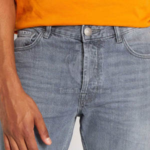 Pantalons en jean pour hommes respirants de haute qualité, bouton, design personnalisable, 100% coton, vente en gros disponible, plusieurs couleurs et tailles - Product Image 5