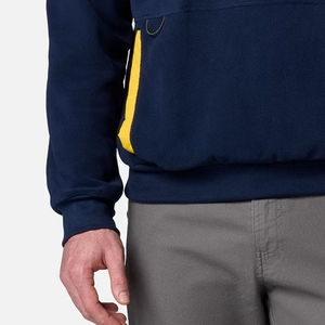 Sweat à capuche pour homme à manches longues pour l'hiver, service OEM de haute qualité, design avec poches latérales et cordons de serrage réglables - Product Image 3
