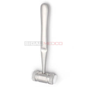 Maillet d'hydromel de qualité supérieure en acier inoxydable marteau orthopédique chirurgical tête en plastique Durable os dur levage Medic Instruments - Product Image 4