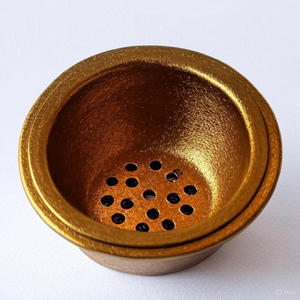Porta Carbón de Incienso Árabe Profesional, Bandeja Redonda de Acero Inoxidable, Suministro Premium al por Mayor de la India por ArtisanVibe - Product Image 4