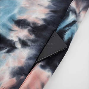 เสื้อฮู้ดมัดย้อมสองสีสำหรับผู้ชายเสื้อผ้าแฟชั่นลำลองดีไซน์ใหม่สำหรับฤดูหนาว - Product Image 5