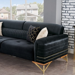 ห้องนั่งเล่นเฟอร์นิเจอร์ผ้าโซฟาโซฟาหรูหราสำหรับการออกแบบเฟอร์นิเจอร์บ้านเฟอร์นิเจอร์โซฟาที่สะดวกสบาย - Product Image 5