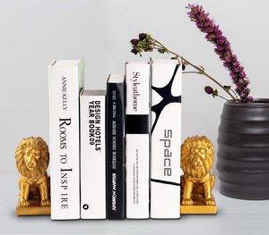 Porte-livres en métal décoratif moderne pour la décoration de la maison, étagère de bureau, porte-livres, produit tendance en gros - Product Image 6