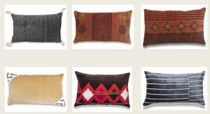 Designer Gypsy <b>Cushion</b> Cover Beautiful Hand Block <b>Printed</b> Embroidered Indian Cotton Pillow Cover 50X50 for Home and Hotel Use - Product Image 4