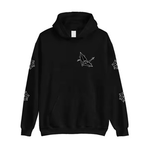 Unisex Solid Fleece Hoodie OEM ODM Service High Quality 100% Cotton Pullover with Custom Embroidered Logo for Winter - Product Image 6