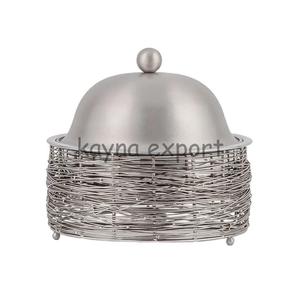 Casserole en acier inoxydable de 24 cm de diamètre, isolée, avec couvercle, couleur rouge, forme ronde, pour servir les aliments - Product Image 6