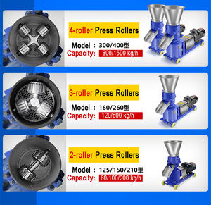 Nueva máquina de fabricación de pellets de alimentación de aves de corral multifunción de salida de 500 kg/h con 1 año de garantía - Product Image 2
