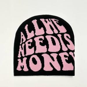 Premium Letter Jacquard Knit Beanie Warm Hip-Hop Style Winter Hat para Otoño y ropa al aire libre - Product Image 6