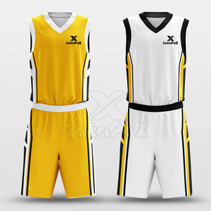 Professional Basketball Reversible Uniform Sports Wear for Men Featuring Stylish Design and Comfortable Fit Training Polyester - Product Image 1