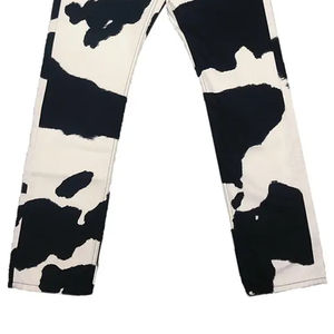 Service OEM ODM Pantalon en cuir de vachette non tissé pour homme, taille basse, coupe droite, fermeture boutonnée, style urbain, produit phare du fabricant - Product Image 3