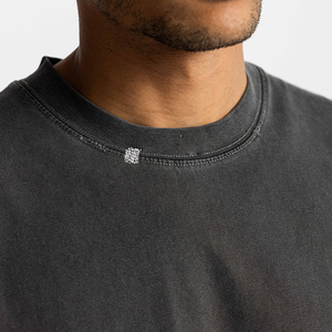 Vêtements de sport pour hommes Coton de haute qualité Chemises sans manches délavées à l'acide Gym Athletic Tank Top - Product Image 5