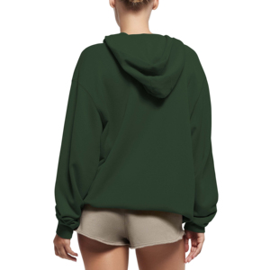 Sudaderas con capucha gruesas de punto pesado de gran tamaño para mujer, sudaderas con capucha de Hip Hop transpirables bordadas de invierno con hombros caídos para mujer - Product Image 3
