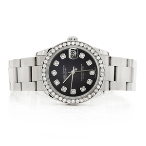 Montre en moissanite glacée, diamant VVS, mode hip-hop, hommes, acier inoxydable, montre-bracelet à quartz avec cadran en verre - Product Image 1