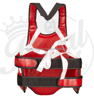 Nouvelle conception de protège-poitrine pour la boxe, les arts martiaux, l'entraînement, protège-corps en cuir PU pour le Muay Thai, le MMA