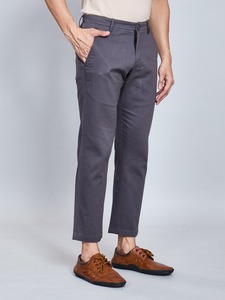 Pantalon chinos classique de qualité supérieure en coton 100% pour hommes Style décontracté Toile légère pour toute la journée Confort et style intemporel - Product Image 5