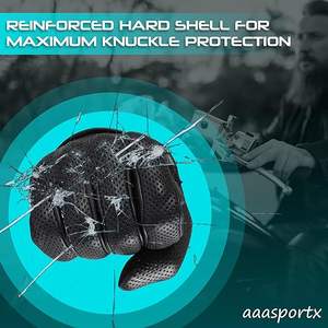 Venta al por mayor dedo completo a prueba de viento al aire libre moto guante pantalla táctil protección transpirable hombres guantes de carreras de motos - Product Image 4