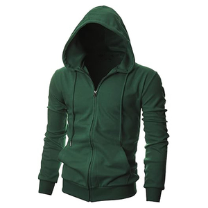 Sweat à capuche en polaire douce Ultimate pour hommes avec fermeture éclair complète-Sweat à capuche camouflage simple et décontracté avec poche Kanga et cordons de serrage - Product Image 2