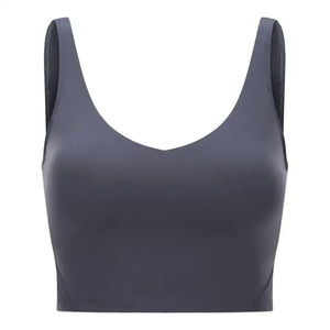 Nouveau design de haut court en coton et polyester à séchage rapide pour femmes, haut court confortable pour femmes - Product Image 6