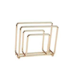 ห่วงรัดผ้าเช็ดปากลวดเหล็กแบบยั่งยืนกรอบสี่เหลี่ยมทรงกลมสำหรับงานแต่งงานของตกแต่งโต๊ะปรับสีได้ - Product Image 6