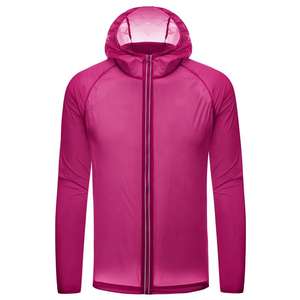 Chaquetas impermeables unisex para correr con cuello levantado, protección UV, deporte de verano, ropa al aire libre para hombres y mujeres, temporada de invierno - Product Image 3